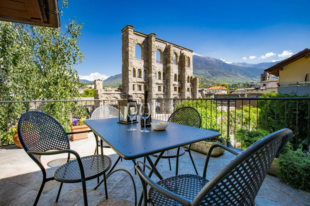 Ad Podium Apartment Aosta Bagian luar foto